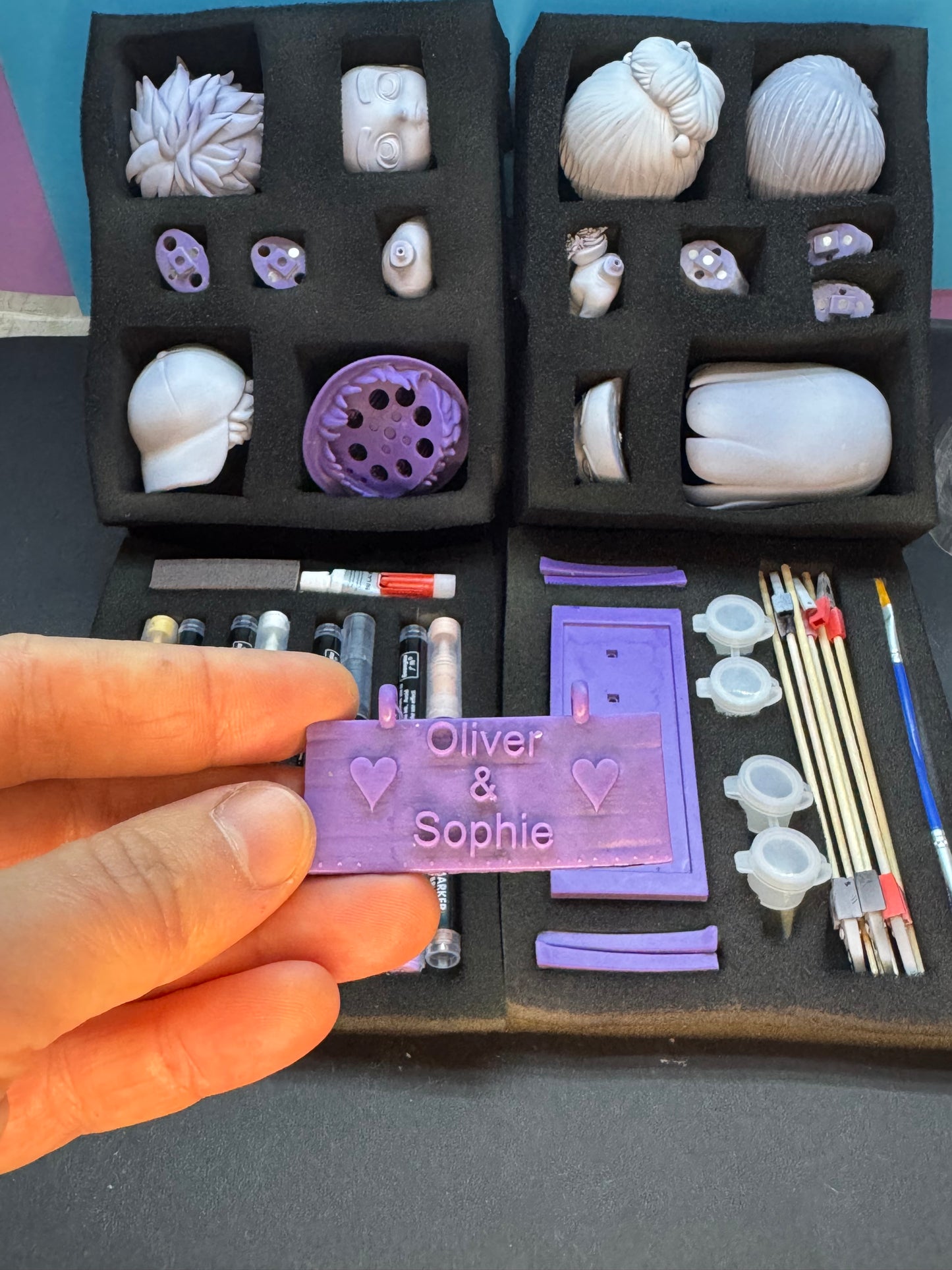 Набор для самостоятельной покраски фигурок «Love Story»